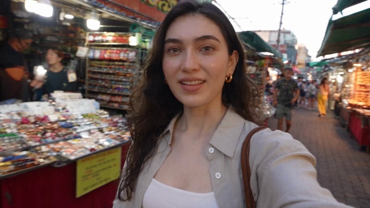 Korean Market Day Selfie Vlog