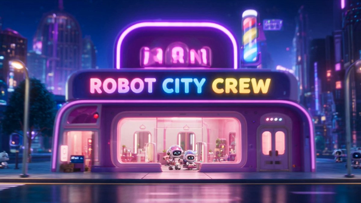 Ein kleiner Roboter erlebt die Stadt