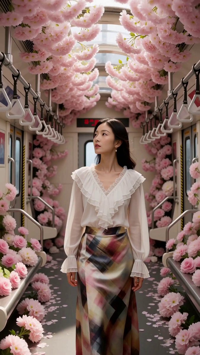 A Train Journey through Floral Worlds