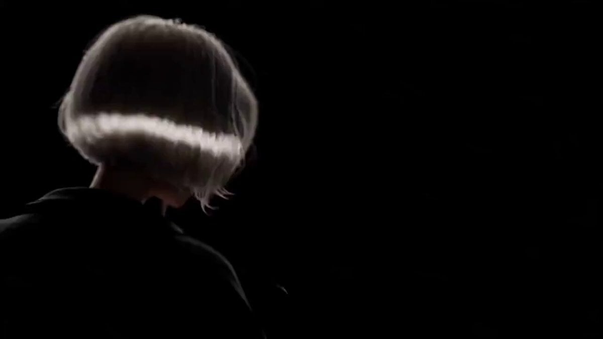 Platinum Bob Fashion in a Spotlight