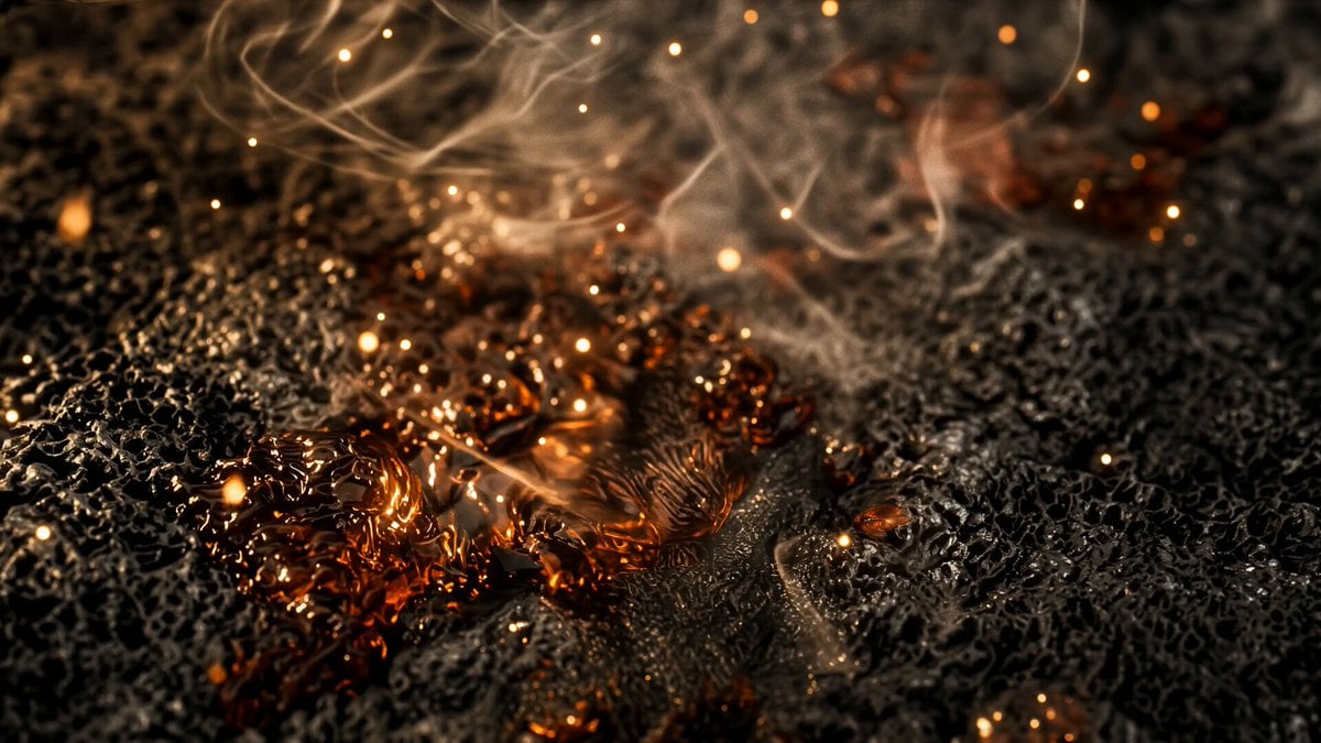Profumo tra pietra vulcanica e ambra
