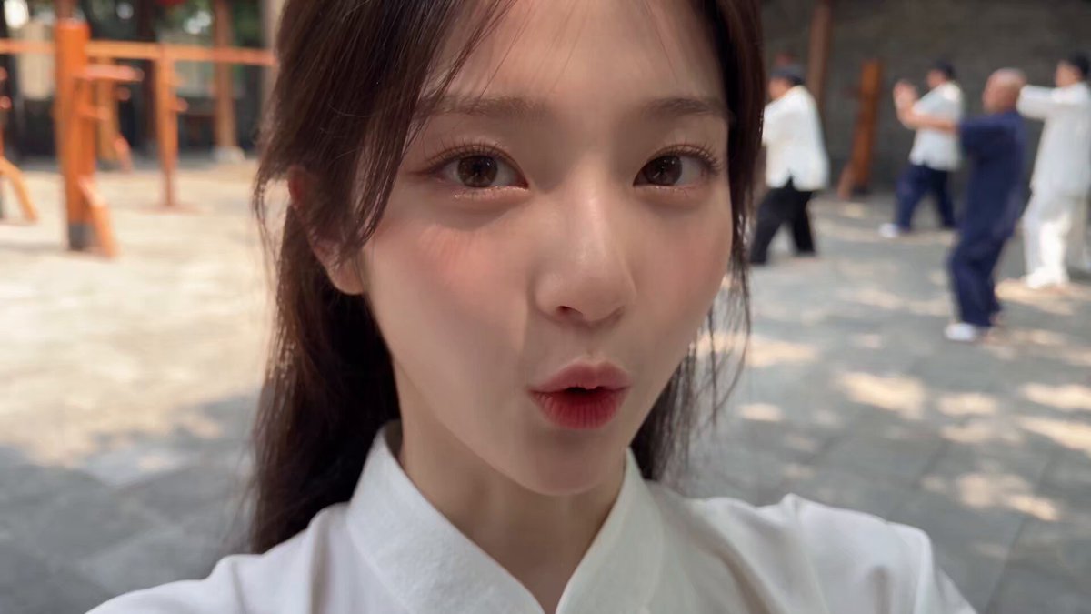 La prima lezione di kung fu in Cina