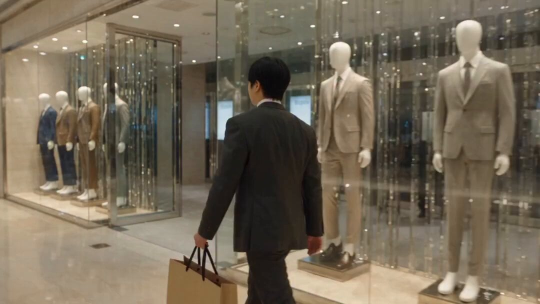 A Suited Shopper Fights Ninjas