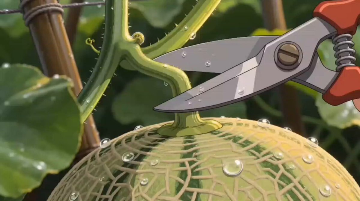 Parfait al melone in un giorno piovoso