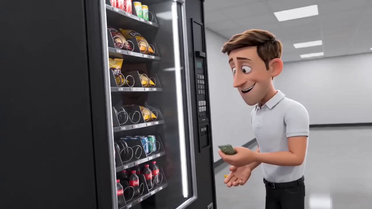 Vending Machine Rescue Gets the Wrong Snack