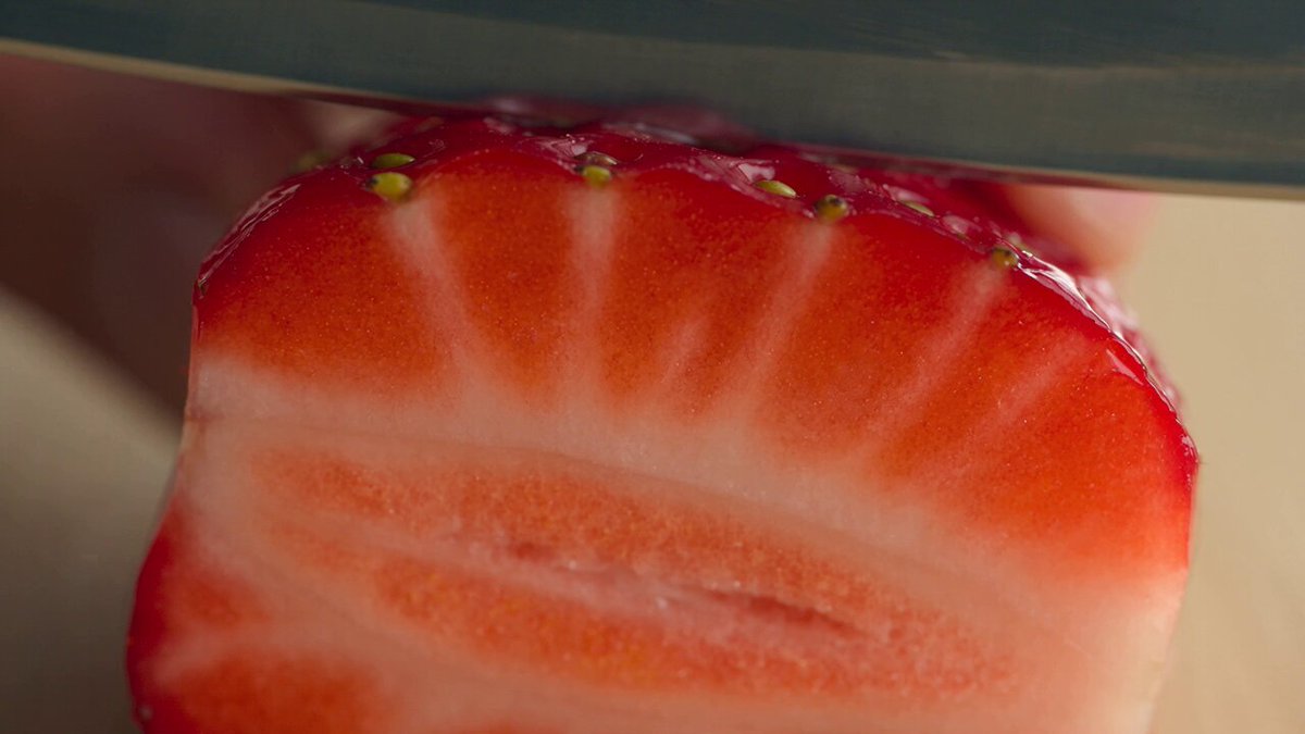 Strawberry Cake and Chocolate Ganache