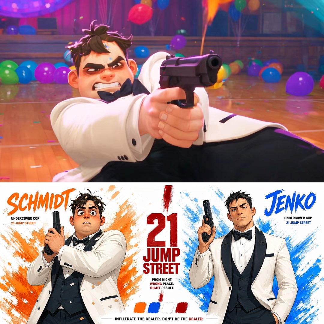 Schmidt e Jenko scappano dal ballo