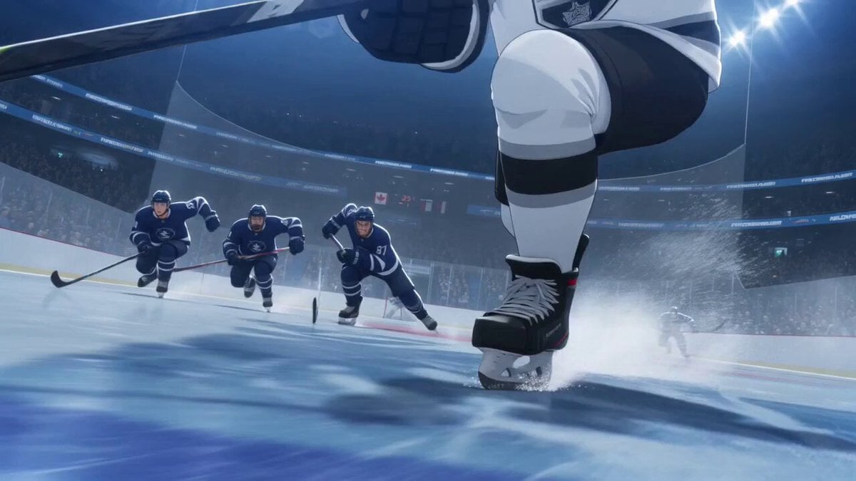 Eishockeykapitänin erzielt Siegtor