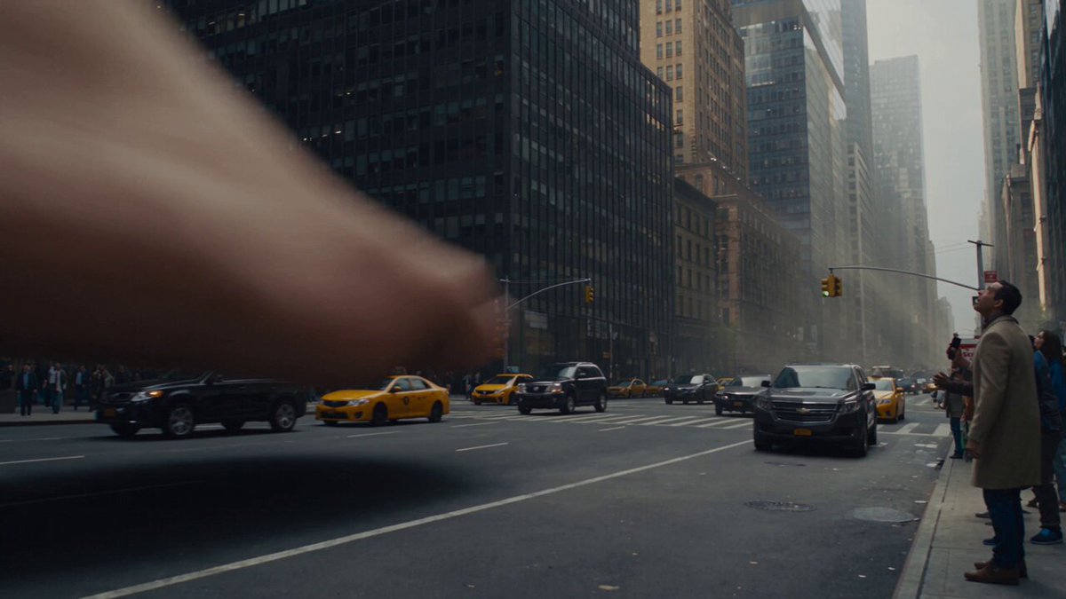 Confused Giant in a Manhattan Street