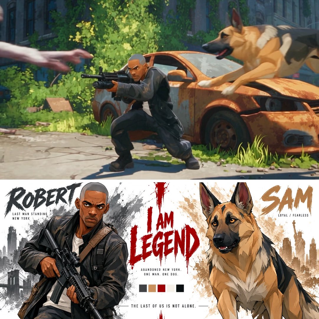 Robert and Sam in Overgrown New York